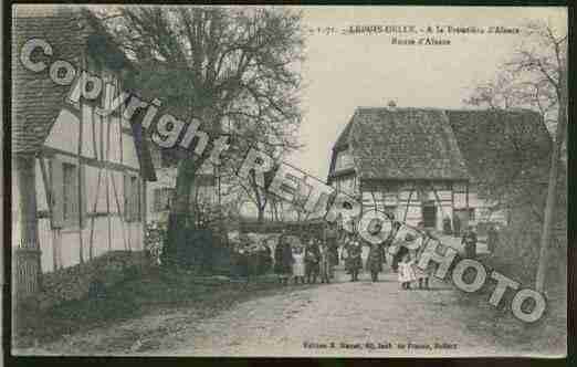 Ville de DELLE Carte postale ancienne